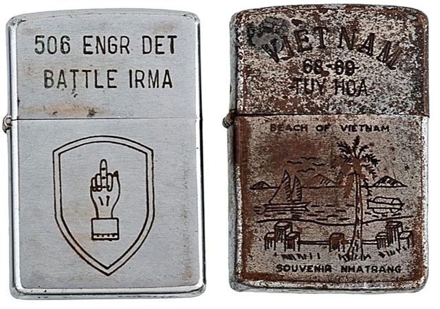 Soldiers’ Engraved Lighters from the Vietnam War 