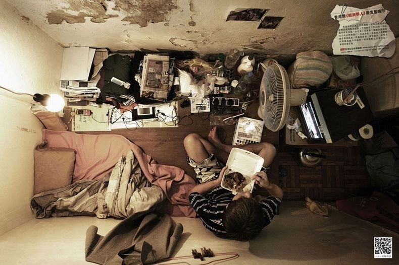 Crowded Hong Kong Apartments Photographed From Above