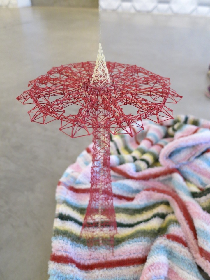 Intricate Miniature Tape, Thread, and Toothbrush Sculptures