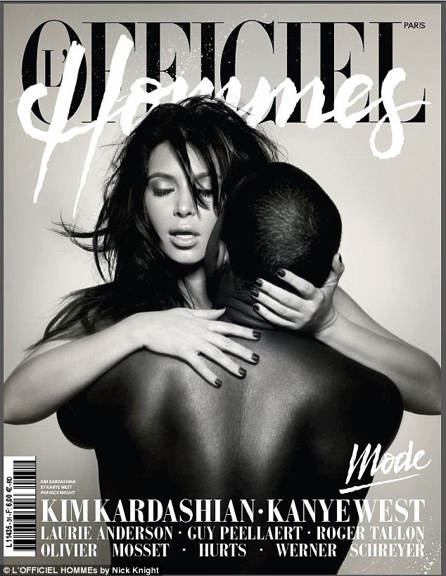 Kim Kardashian and Kanye West pose nude for French magazine