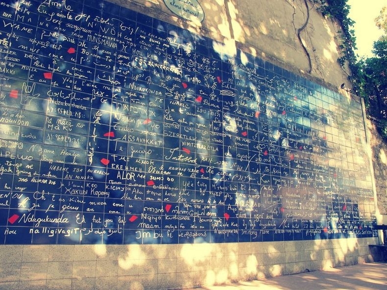 The Wall of “I Love You”s in Paris 
