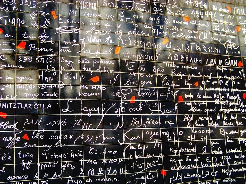 The Wall of “I Love You”s in Paris 