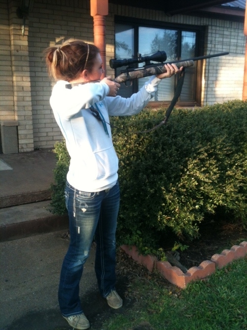 Katie The Hot Texan with a Gun