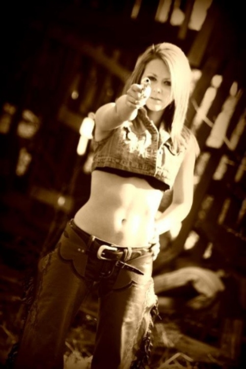 Katie The Hot Texan with a Gun