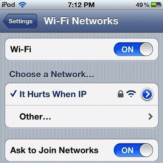 Hilarious Wi-Fi Network Names