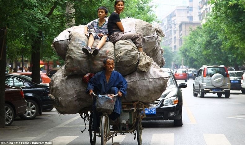 Overloaded Vehicles in China