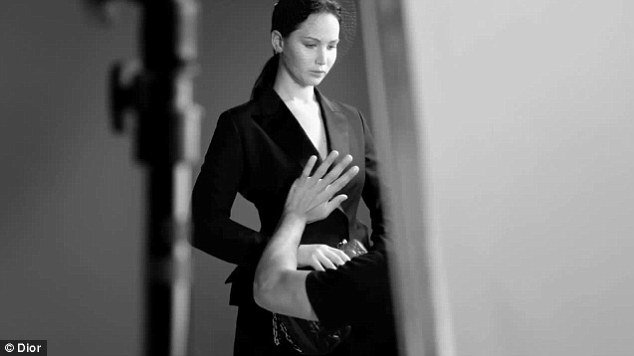 Jennifer Lawrence looks stunning on set of first Dior campaign