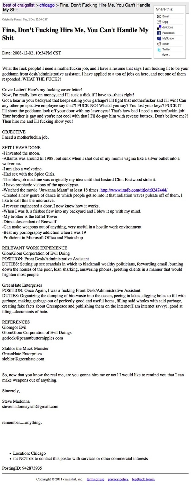 Really Awesome Resumes Built by real Awesome People. 
