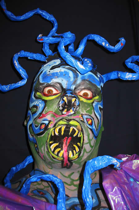 Most Bizarre Face Paintings Brought to You by James Kuhn