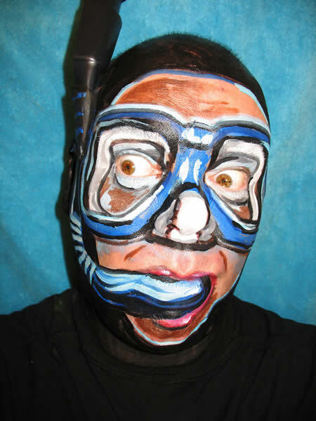 Most Bizarre Face Paintings Brought to You by James Kuhn