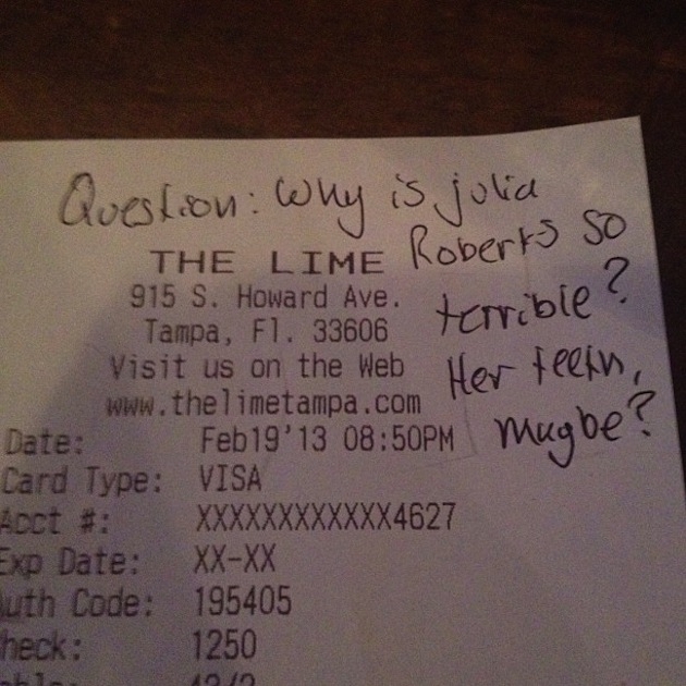 Funny Receipt Messages
