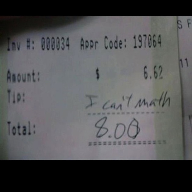 Funny Receipt Messages