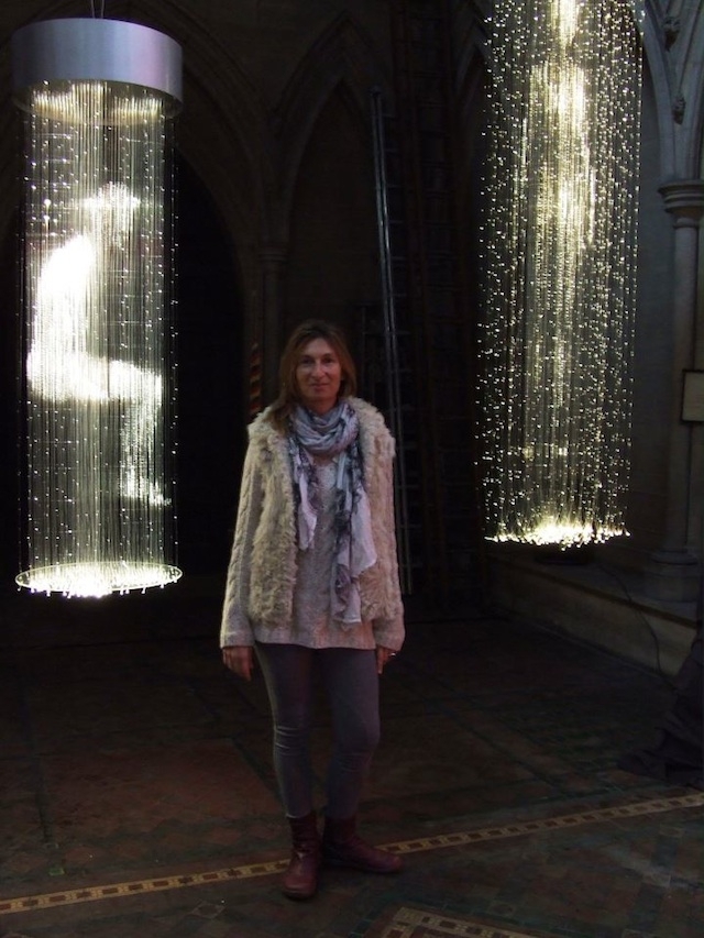 Holographic Light Beings Hover in Mid-Air