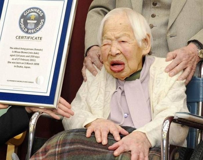 World's Oldest Woman Misao Okawa