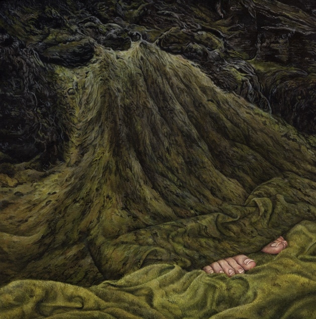 Surreal Paintings Cloak People in Landscapes 