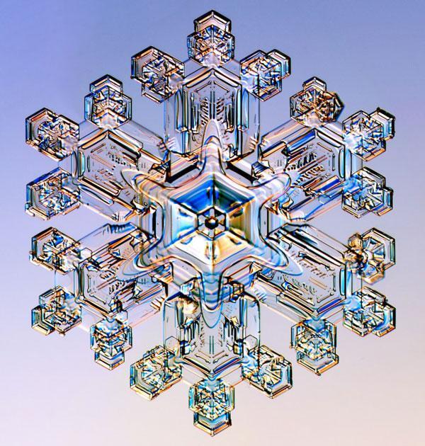 Snowflakes are The Nature's Fine Art