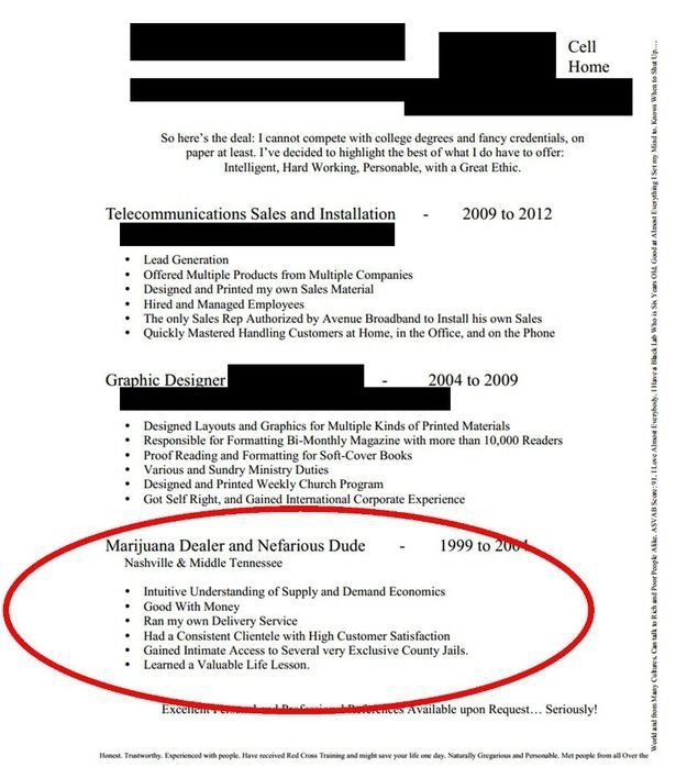 Hilarious Resumes