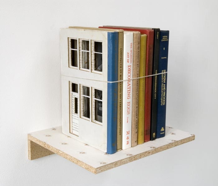 Ordinary Books Transformed into Charming Little Buildings
