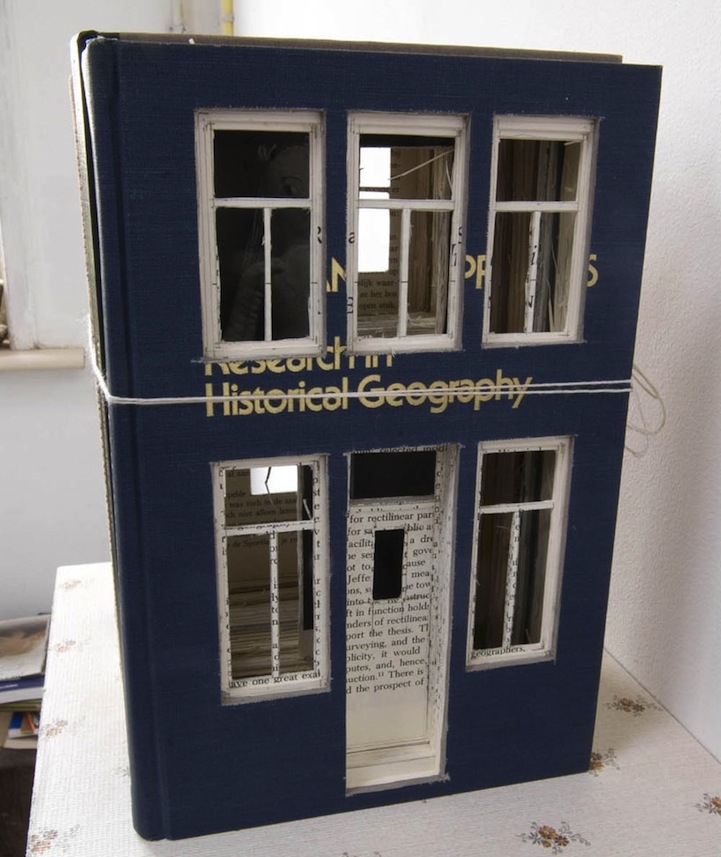 Ordinary Books Transformed into Charming Little Buildings