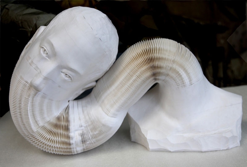 Malleable Paper Sculptures by Li Hongbo 