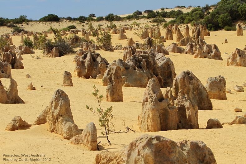 Pinnacles Desert in Nambung National Park, Australia