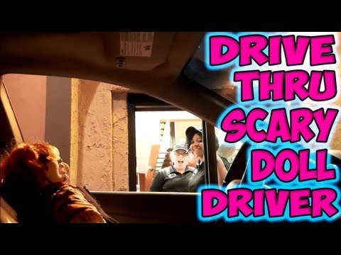 Drive Through Window Chucky Doll Prank 