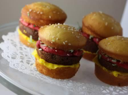 Burger Cupcakes