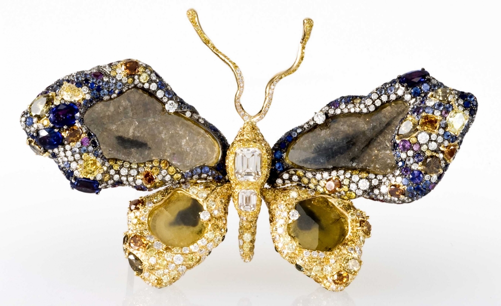 A 77 Carat Butterfly Brooch Is Out Of This World.