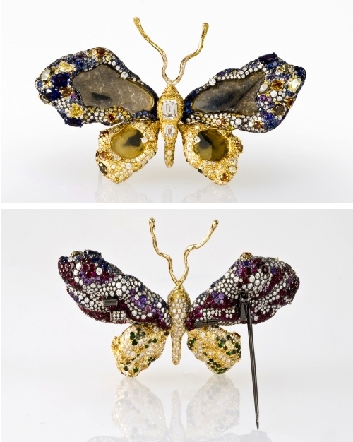 A 77 Carat Butterfly Brooch Is Out Of This World.