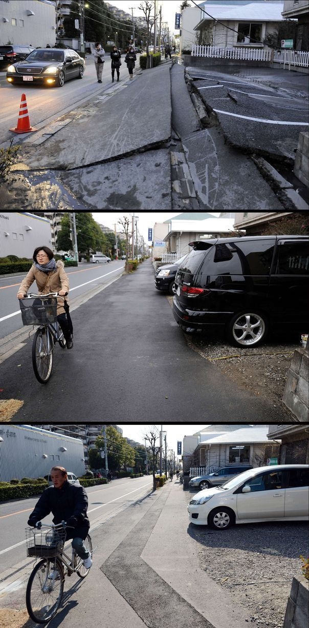 Japan Before and After Tsunami