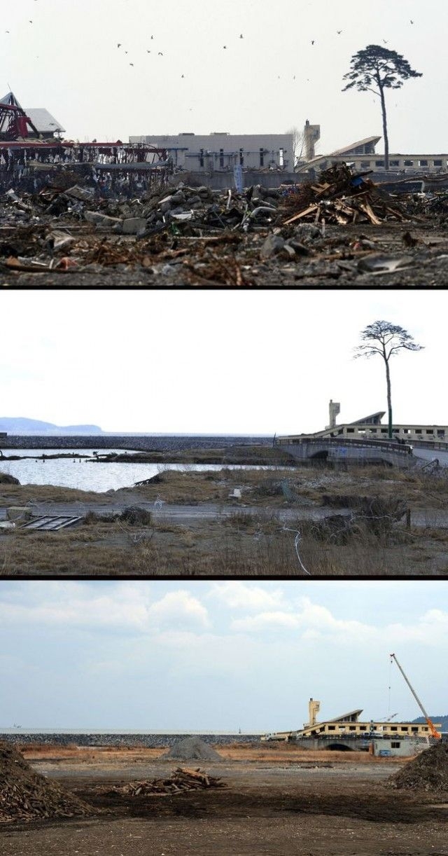 Japan Before and After Tsunami