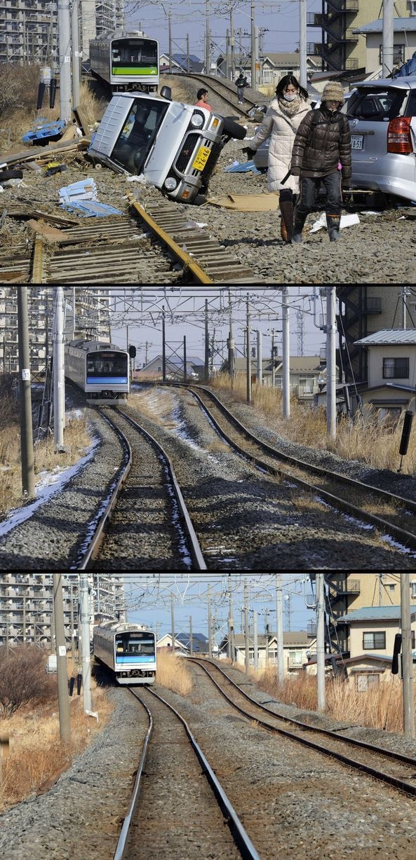 Japan Before and After Tsunami