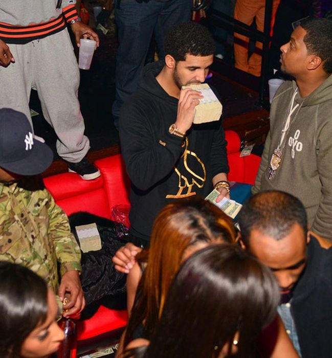 Drake at a Strip Club 