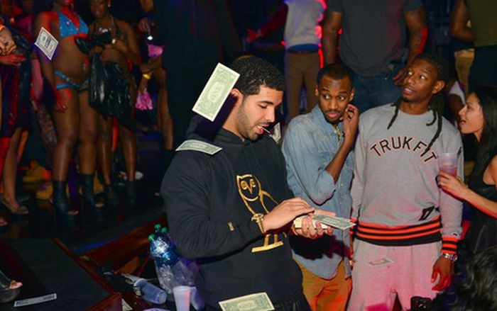 Drake at a Strip Club 