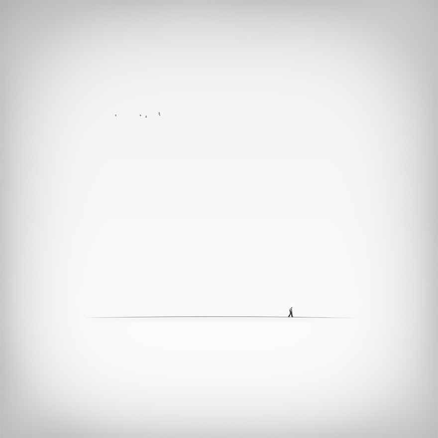 Minimalist Black and White Photography by Hossein Zare