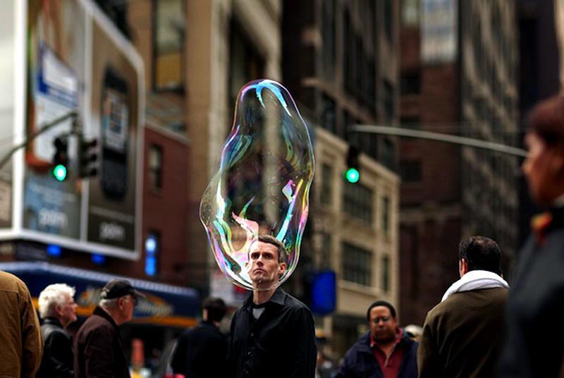 Bubble Man is Real