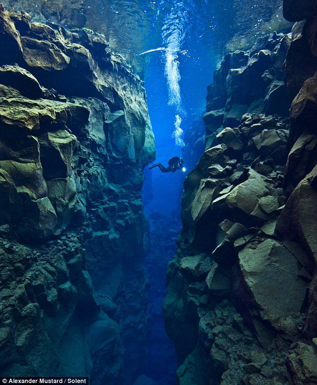 Diving Between Tectonic Plates, Amazing