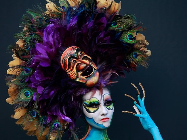 Mesmerizing International Body-Painting Festival.