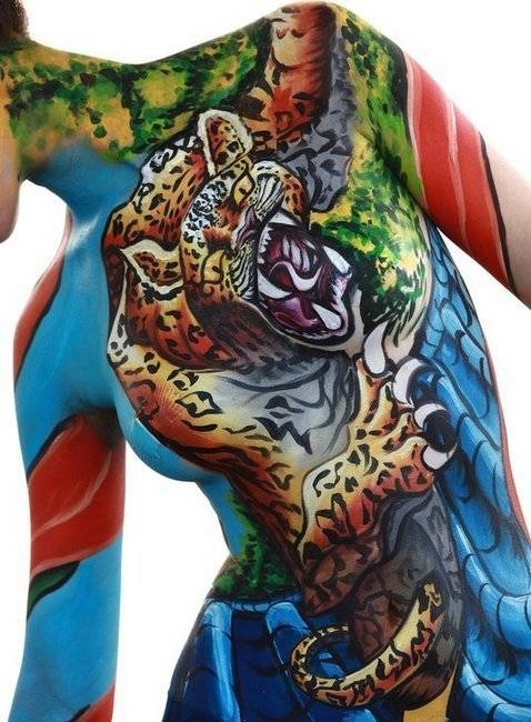 Mesmerizing International Body-Painting Festival.