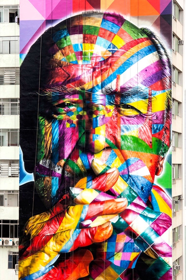 Phenomenal Brazilian Street Mural As Tall As A Skyscraper