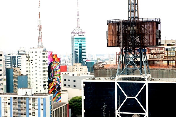 Phenomenal Brazilian Street Mural As Tall As A Skyscraper