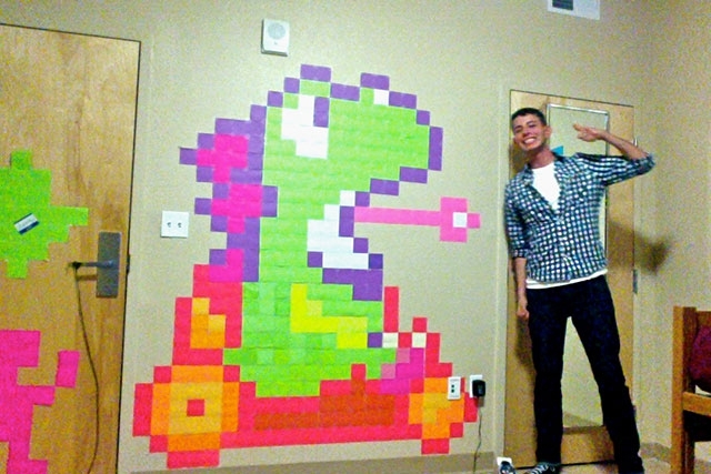 Impressive Examples Of Post-It Note Office Art