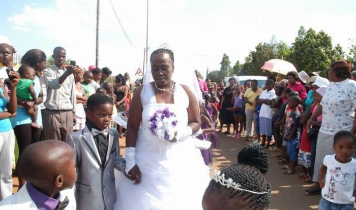 8-Year-Old Boy Marries 61-Year-Old Woman 