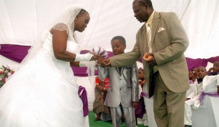 8-Year-Old Boy Marries 61-Year-Old Woman 