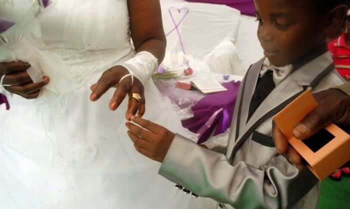 8-Year-Old Boy Marries 61-Year-Old Woman 