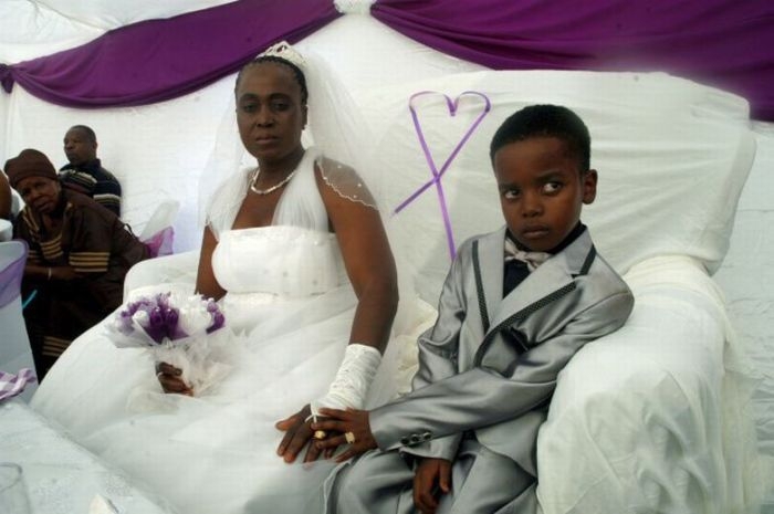 8-Year-Old Boy Marries 61-Year-Old Woman 