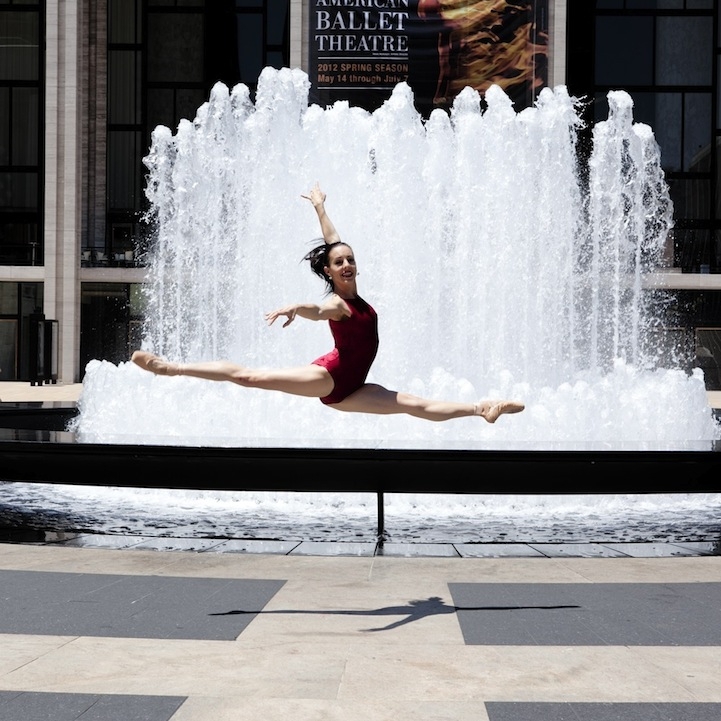 Beautifully Elegant Dancers Pose Along City Streets