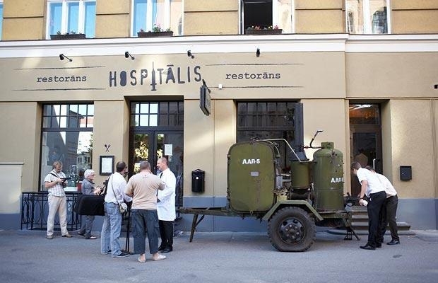 Hospitalis, The Hospital Themed Restaurant in Riga