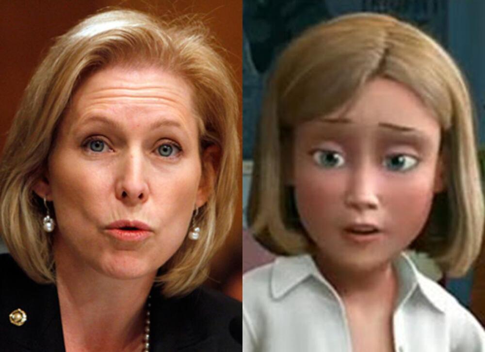 Sen. Kirsten Gillibrand & Andy's Mom (Toy Story) 