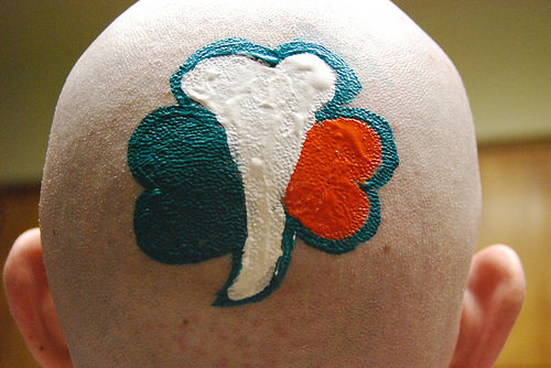 Bald Irish pride!